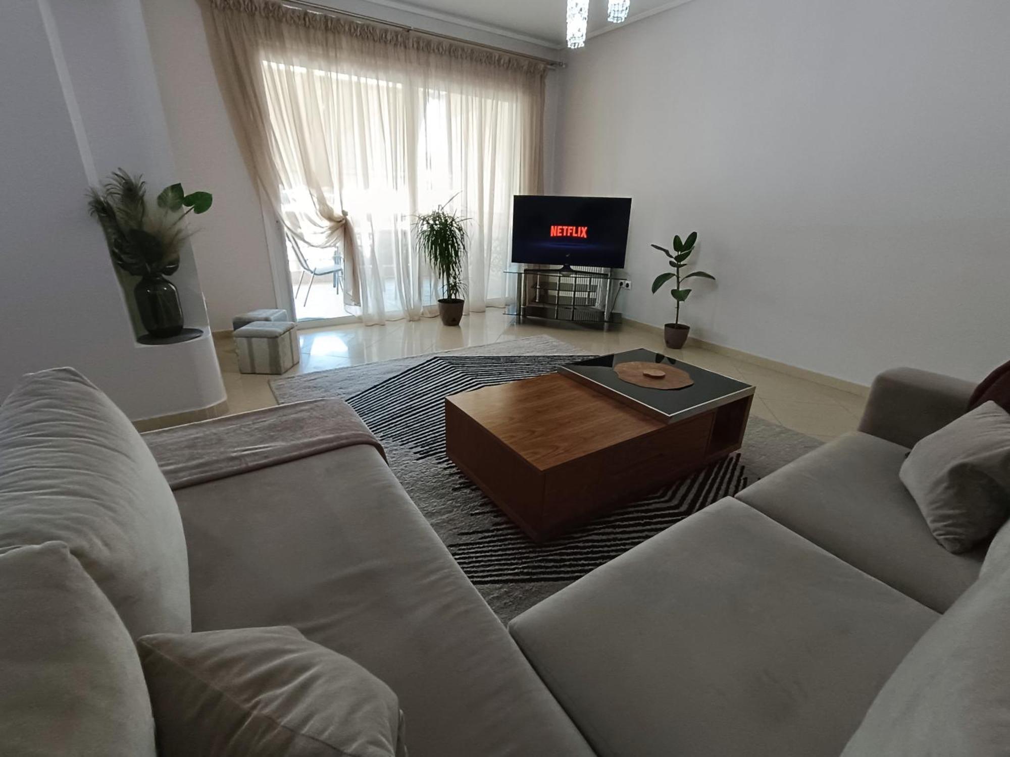 New Elegant Roof Apartment Acharnes Exteriör bild